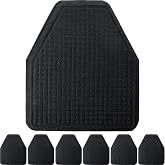 Nuanchu 12 Pack Urinal Mats for Men Bathroom Commercial Urinal Floor Pads | Restroom Non Slip Splash Toilet Mats Bulk, Eliminating Bathroom Odor, Washable, Disposable, Large, 17.5 x 21 Inch