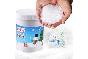 Youdaju Instant Snow Fake Snow Powder Makes 12 Gallons of Artificial Snow Instant Snow Powder Instant Snow Packets Magic Snow for Winter Decoration Holiday DIY Crafts Artificial Snow Play
