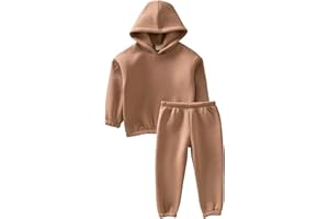 CERITTI Unisex Kids Tracksuit Set 2 Piece – Pullover Hoodie Sweatshirt & Outfits Sweatsuit for Boys Girls Toddler Fall Winter