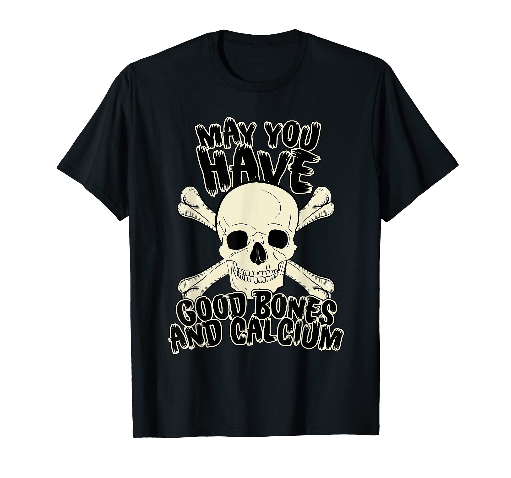 Halloween Skeleton Tshirt Costume Trick Treat Bones Calcium T-Shirt