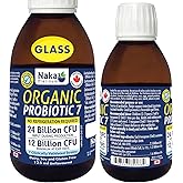 Naka Platinum Organic Probiotic 7 Liquid, Shelf Stable, Support Digestive Health, Support a Healthy Gut Flora, Relieve Sympto