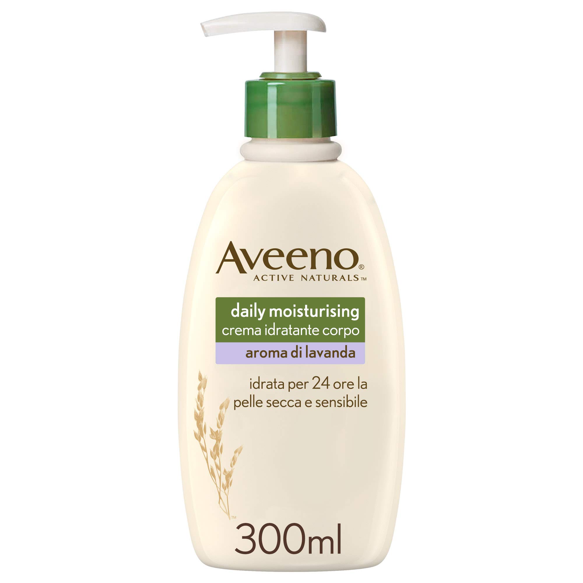Aveeno Daily Mosturising Moisturising Body Cream, Moisturising Body Cream with Lavender and Oats, Scented Body Cream with Lavender Flavour, Moisturising Body Cream