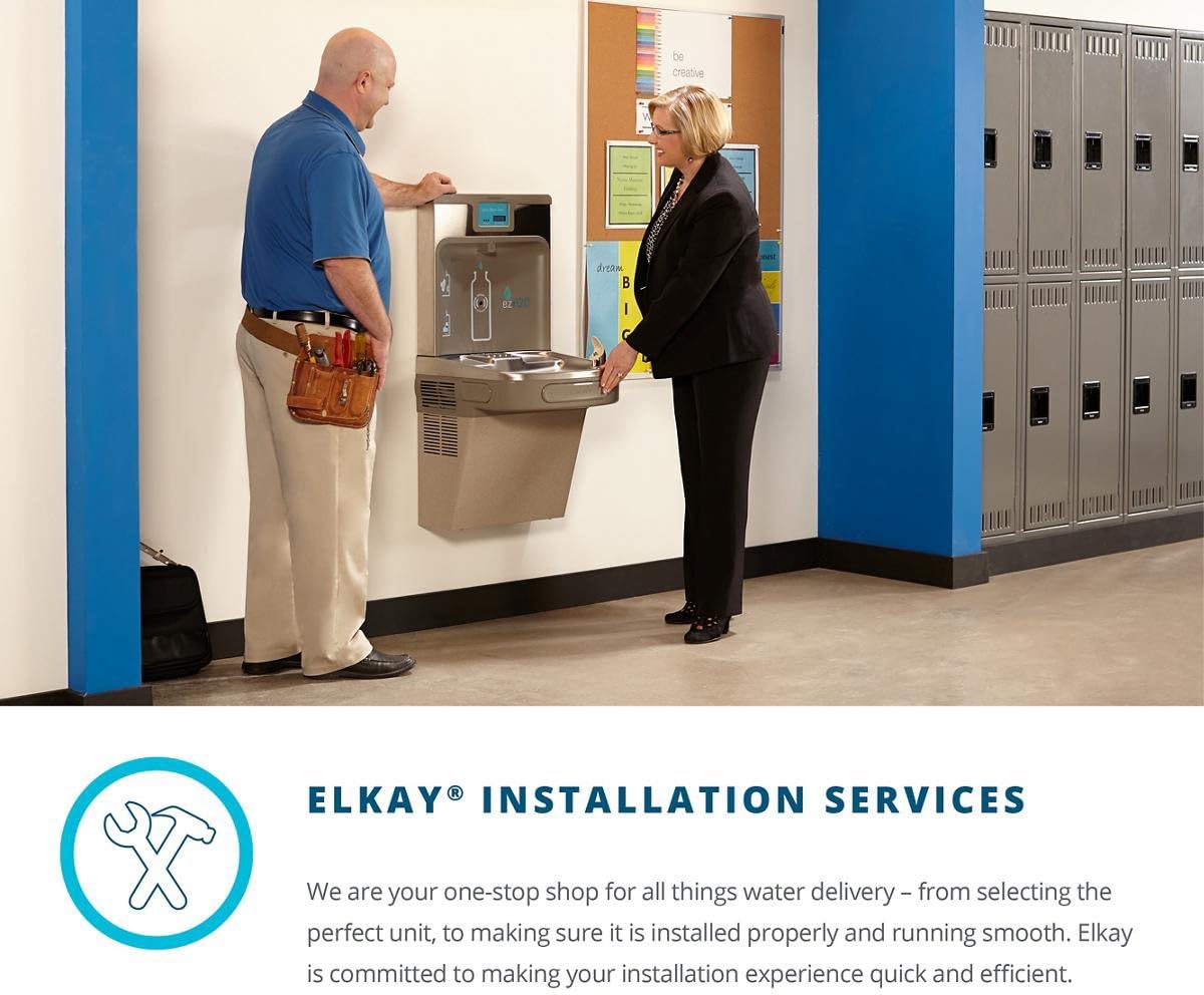 Elkay 51300C WaterSentry Plus Replacement Filter (Bottle Fillers) - Replacement Undersink Water Filtration Filters - 