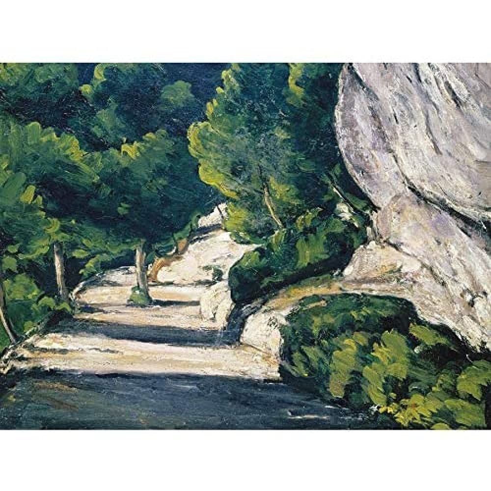 Paul Cezanne Landscape Rocky Mountains Art Print Canvas Premium Wall Decor Poster Mural