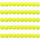 Amazon Basics Outdoor Pickleball Balls, USAPA Approved for Tournament Play, Durable Construction with Balanced and Consistent Performance, 40-Hole Design, Yellow