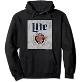 Miller Lite Light Fine Pilsner Vintage Classic Label Pullover Hoodie