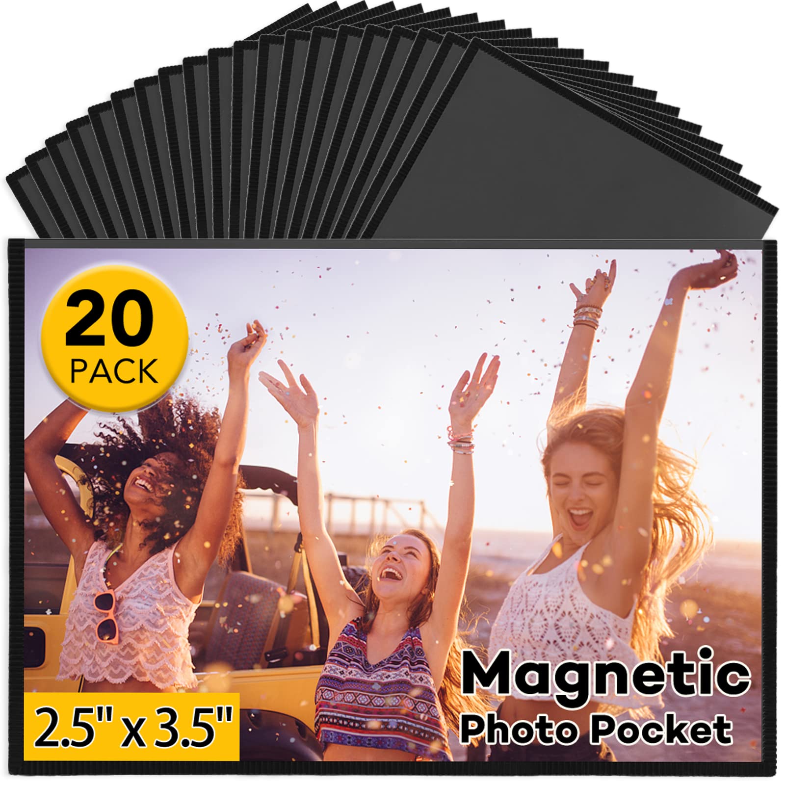 YixangDD 20 Pcs Magnetic picture frames for