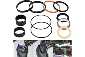 YOURSME 1543252C1 G109452 G105548 Hydraulic Cylinder Seal Kit 1.5” Rod & 3” Bore Fit for Case 350 350B 450 450B 480 480C 480E 580C 580D 580E 550G Loader Bucket Tilt/Bucket Ripper Dipper