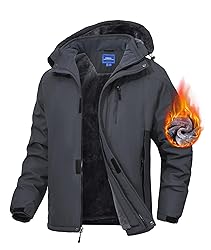 Zoofly Mens Winter Jackets Water Resistant Ripstop