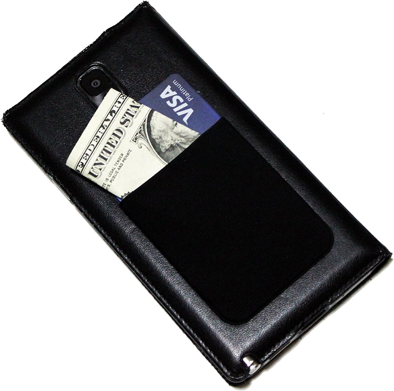 Stick on Adhesive Wallet Card Holder