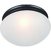 Maxim Essentials-Two Light Flush Mount in Style-9 Inches Wide by 5 inches high-Oil Rubbed Bronze Finish