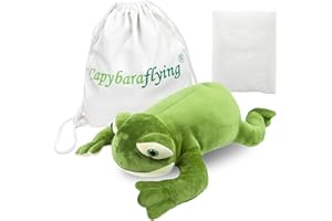 capybaraflying Frog Weighted Plush Pillow, 20" 4 lbs Frog Weighted Stuffed Animals, Cute Animal Plushie Dolls Throw Pillow Bi