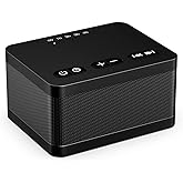 Sound Machine White Noise Machine with 30 Natural Soothing Sounds 32 Levels Volume 5 Timers Memory Function Effectively Blocks Noise Ideal Sleep Machine Brown Noise for Baby Kids Adults Home (Black)