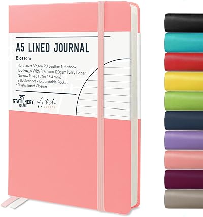 ISLAND A5 Lined Notebook 180 Pages 120gsm Hardcover Journal