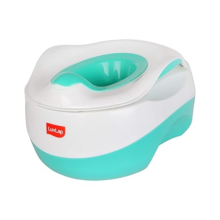 LuvLap Classic Multifunctional 3-in-1 Baby Potty Seat, 12m+ (Green)