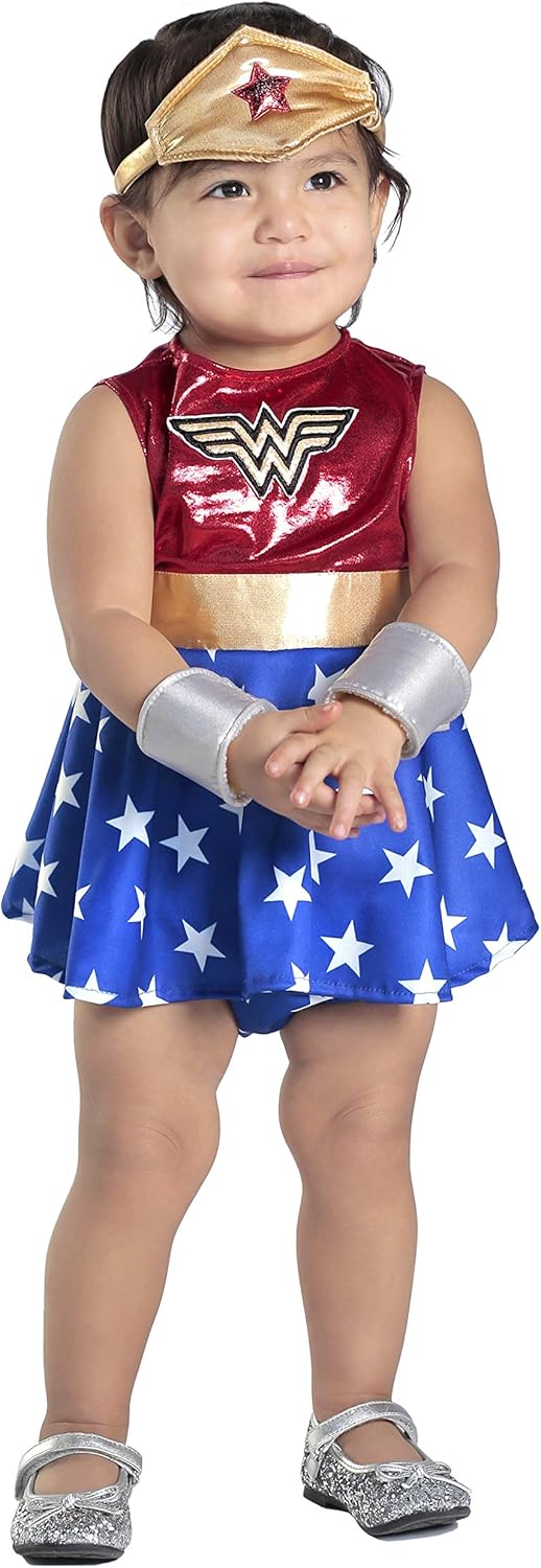 Amazon Com Princess Paradise Baby Girls Wonder Woman Costume Dress And Diaper Cover Set Clothing