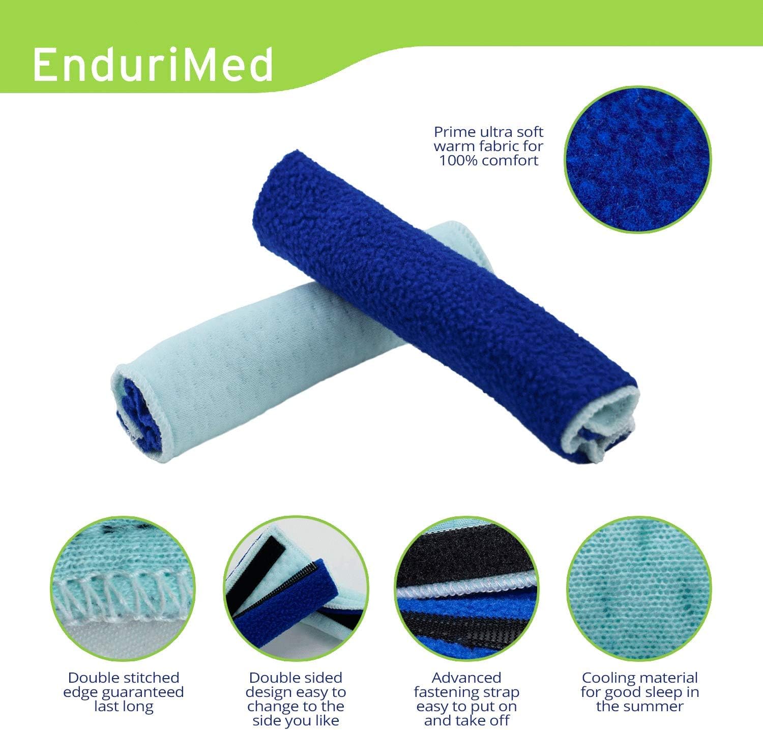 2 CPAP Strap Covers Superior Comfort Pads to wrap CPAP Nasal mask