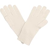 State Cashmere Classic Jersey Knit Gloves 100% Pure Cashmere Ribbed Cuffs