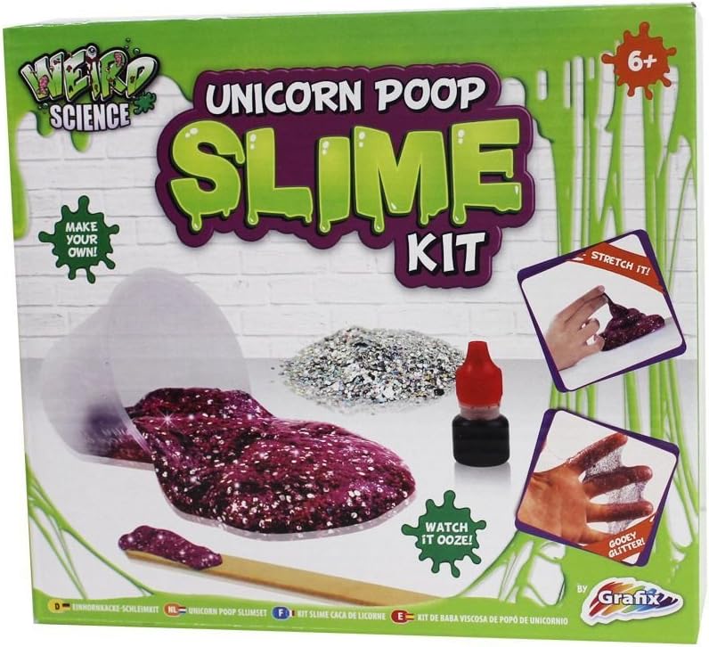 Weird Science Unicorn Poop Slime Kit Make Your Own