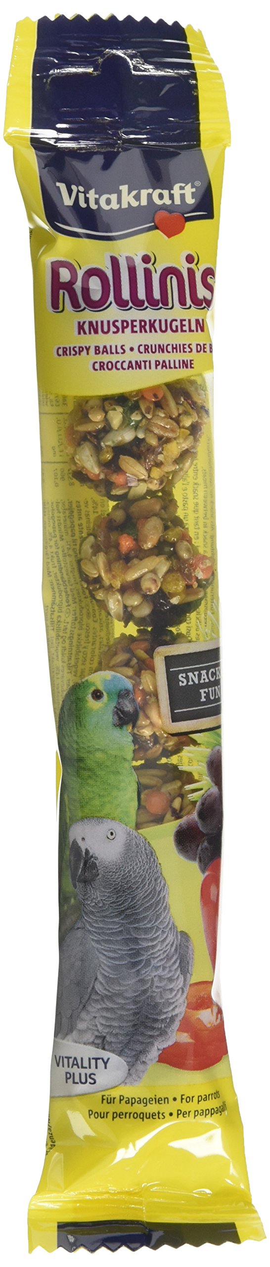 Vitakraft Parrot Rollinis 7 Pieces (Pack of 12, Total 84 Pieces)