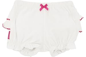Blue Banana Baby Girls Bloomer, White, 12 Months