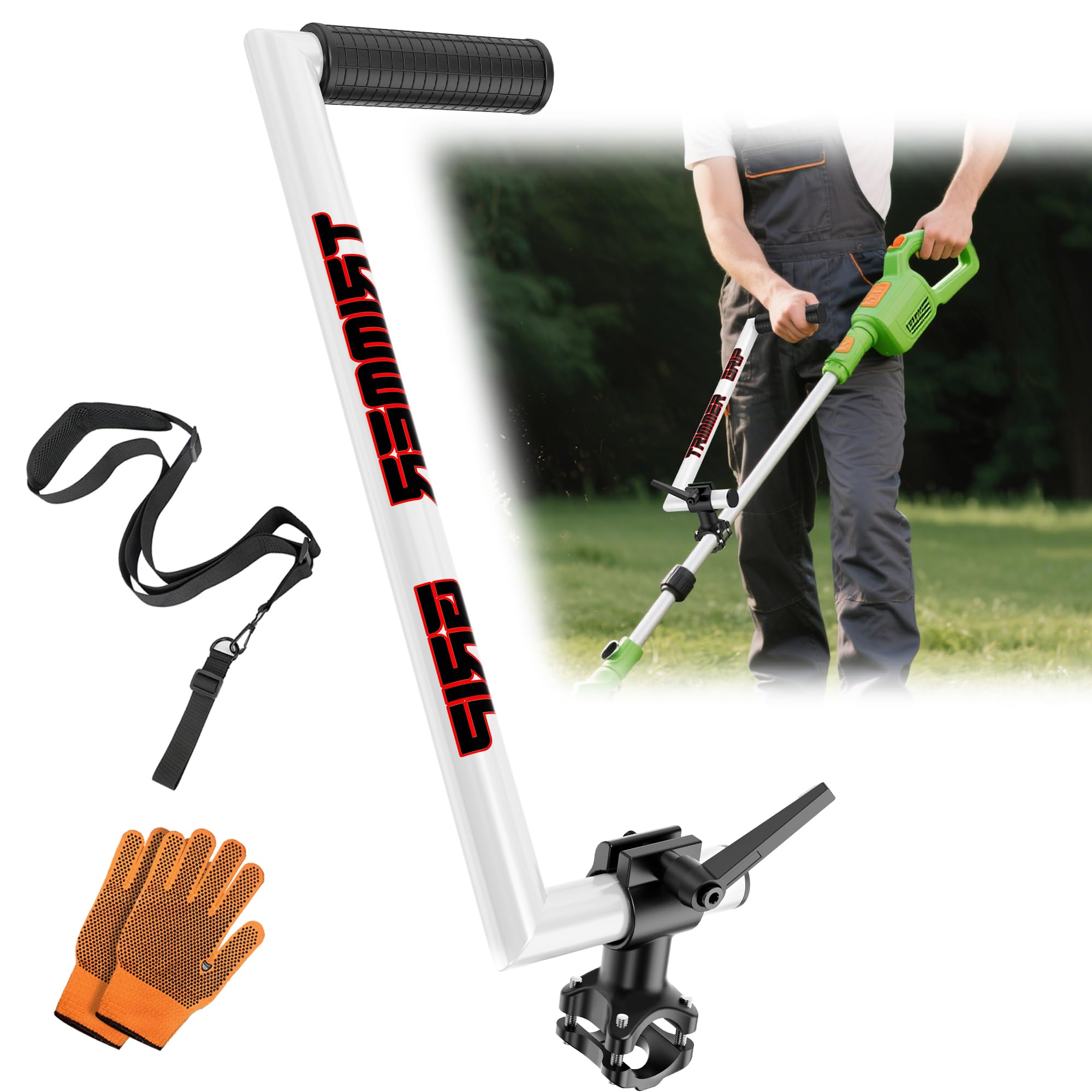 The Darwin's Grip Weed Eater Extension Handle Monkey Grip for