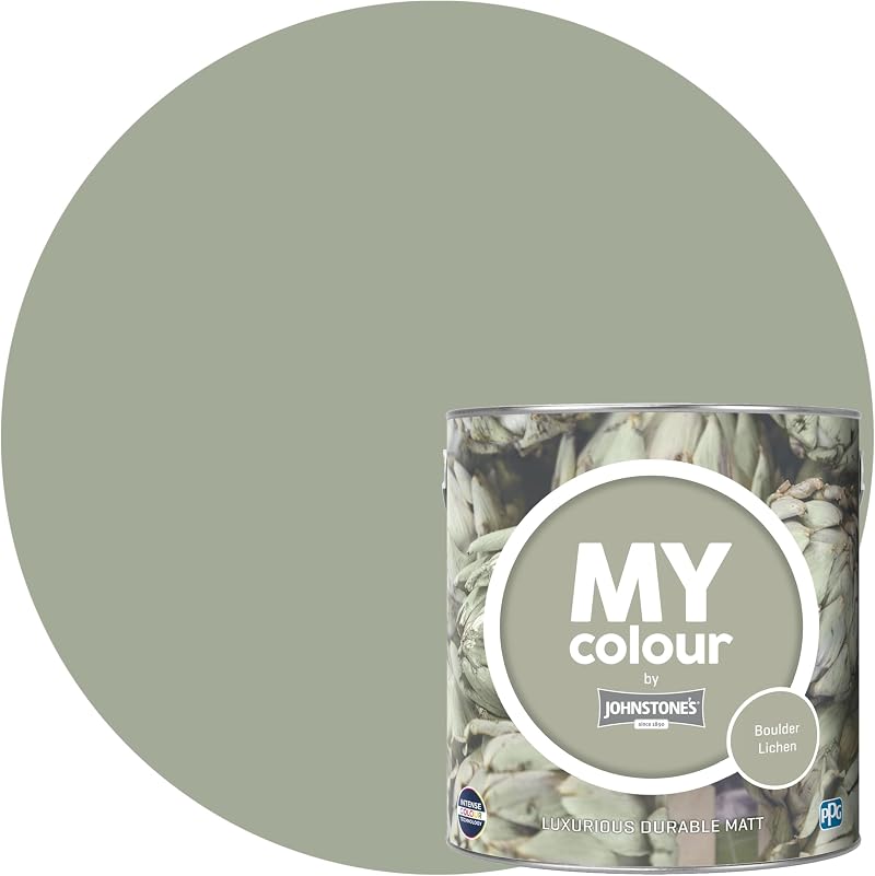 Johnstone's MY colour Luxurious Durable Matt Boulder Lichen 2.5L