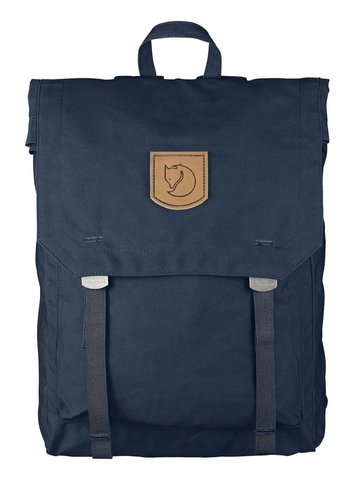 Fjällräven Water Resistant Foldsack No. 1 Outdoor Hiking Backpack available in Navy - One Size,40 x 30 x 15 cm, 16 L