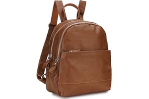 Backpack Purse for Women,RAVUO Small Backpack Mini Ladies PU Leather Backpack Rucksack Shoulder Bags for Girls