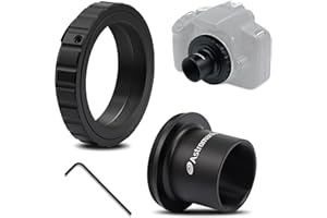 Astromania T-Ring and M42 to 1.25" Telescope Adapter (T-Mount) for Ni kon SLR/DSLR Cameras