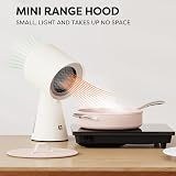 CIARRA CBPHW01 Mini Cooker Hood Portable Desktop Extractor White 2m³/min view 3