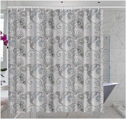 Amazon Com Custom Made Paisley Shower Curtain Waterproof