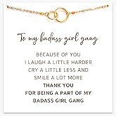 STORYJEWELLERY Friend Gifts for Women, Friendship Bracelets, Friend Birthday Valentines Day Gifts for Women, Bestie Bracelets, BFF Gift, Jewelry for Friends
