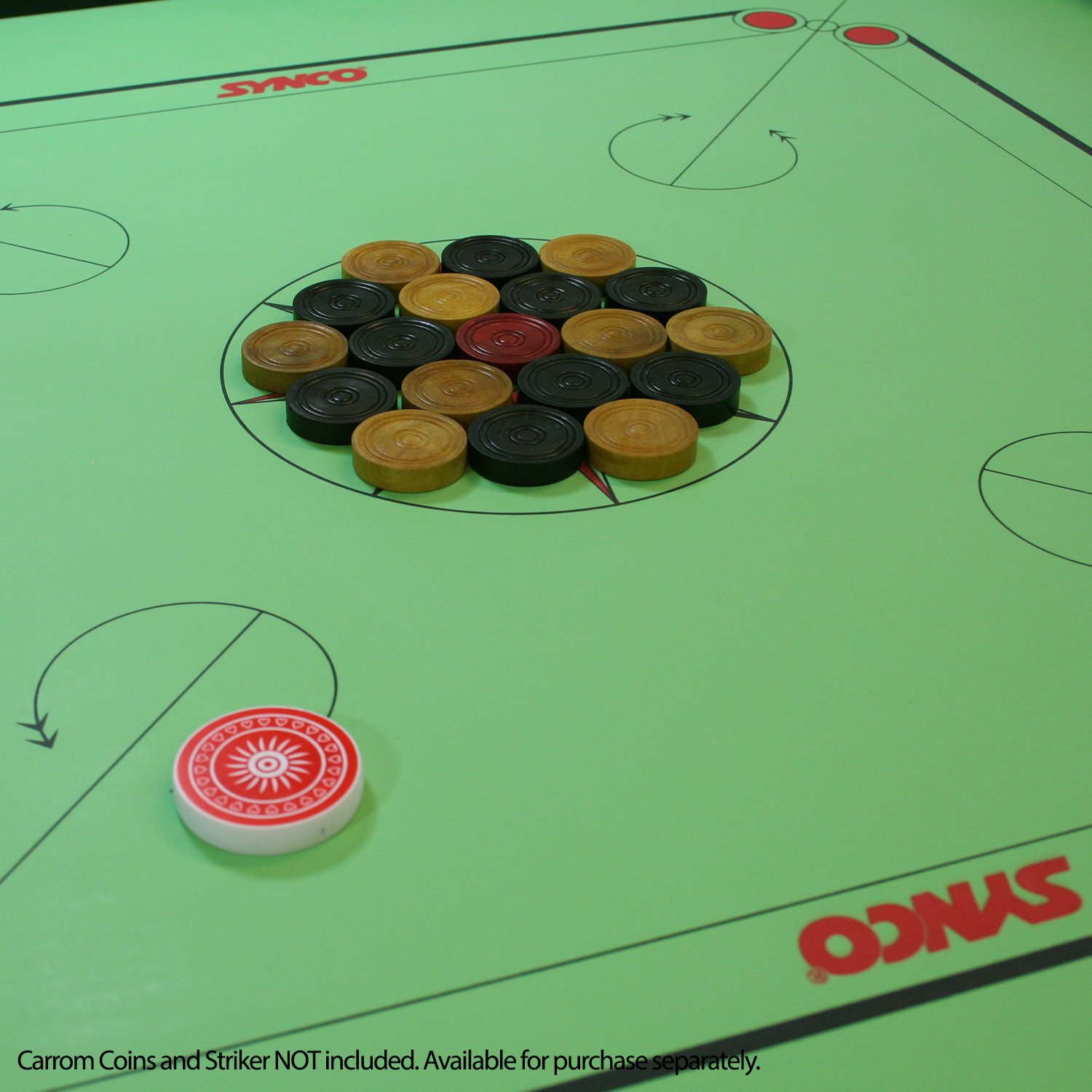 Carrom Board by Synco in Exclusive US Tournament Design Made in India