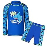 TFJH E Boys 2 Piece Sunsuits 50+ UV Sun Block