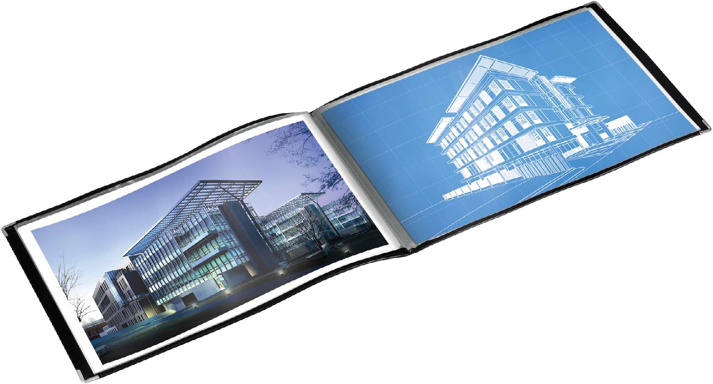 Amazon Com Cardinal Products Showfile Tabloid Presentation Book Black 11 X 17 1 Per Box 55232 Display Easel Binders Office Products