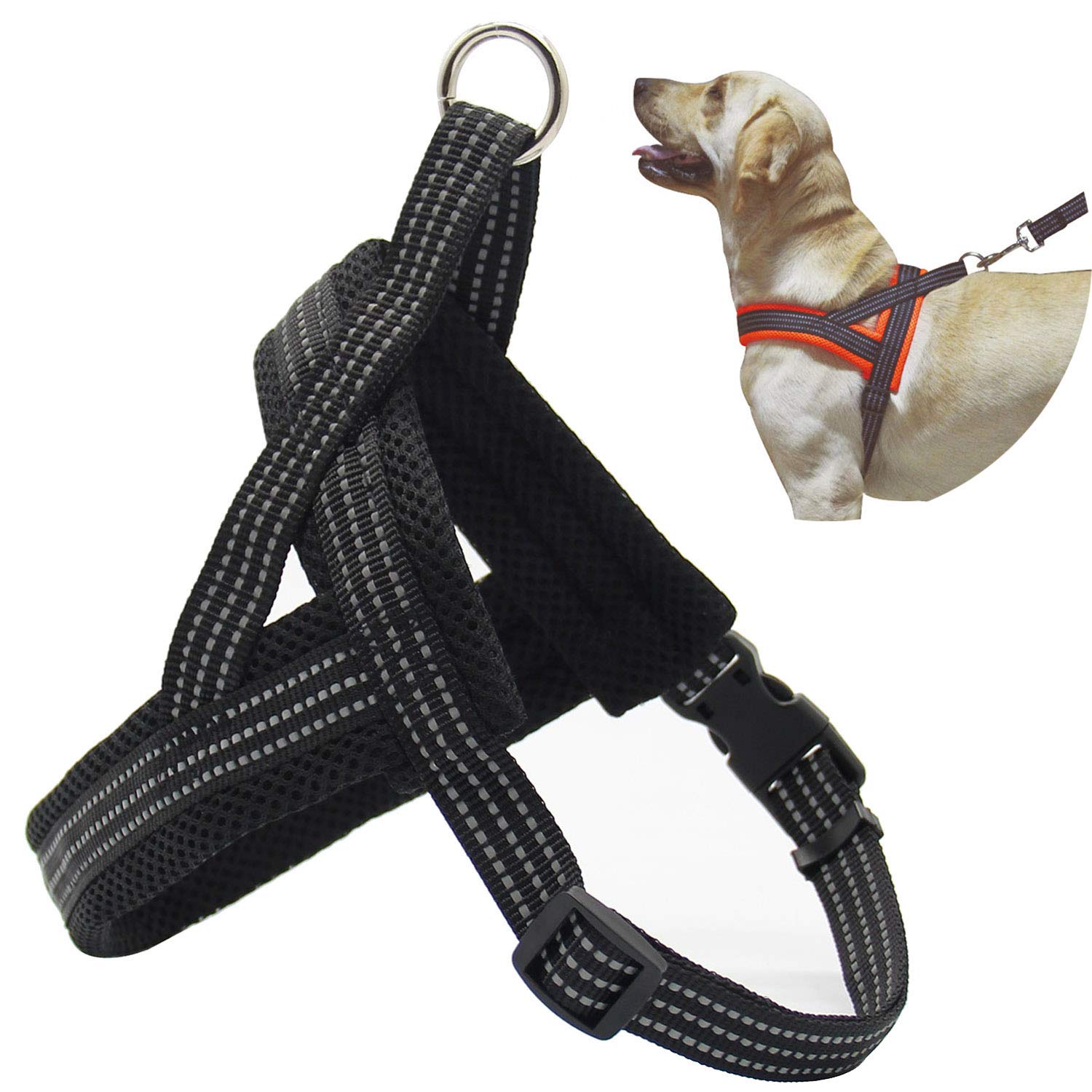 BPS® Adjustable Dog Harness, 4 Sizes to Choose From for Small and Medium Dogs