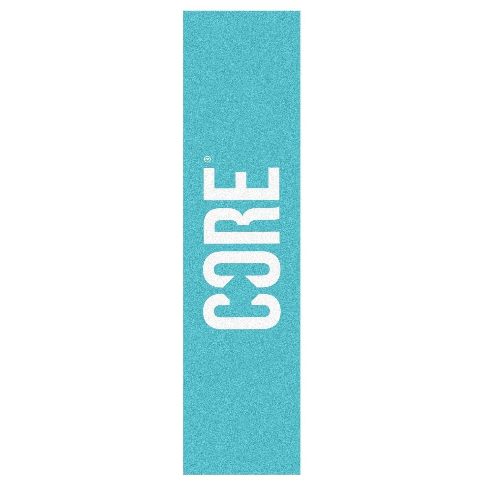 Core Stunt Scooter Grip Tapes - Griptape for all kids stunt scooters, universal fit Multiple designs Super grippy Anti Slip Tape for kick scooters (Classic - Teal/White)
