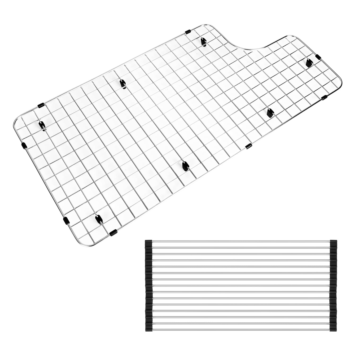 Photo 1 of Sink Rack Protector Compatible with Kohler K 6488 and K 6489 Accessories: Stainless Steel Sink Rack for Bottom of Kitchen Sink