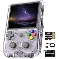 RG405V Handheld Game Console 4’’ IPS Touch Screen Android 12 Unisoc Tiger T618 64-bit Game Player Built-in 5500mAh Battery 128G TF Card with 3154 Games(RG405V Purple)