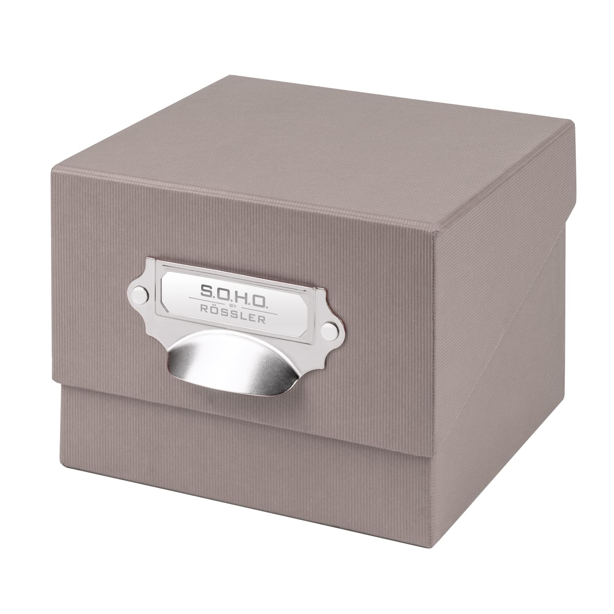 Rössler Papier 1325452490 - S.O.H.O. Foto bewaardoos, met insteeklabel, taupe, 1 stuk