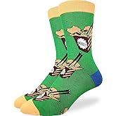 Good Luck Sock Men's Noodles Socks, Adult, Shoe Size 7-12