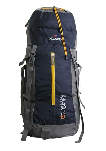 Inlander Polyester 50Liters Navy Blue Rucksack