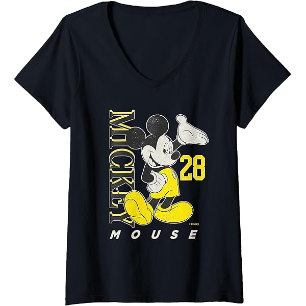 Amazon.com: Disney Mickey Mouse Vintage Classics 28 Black & Yellow