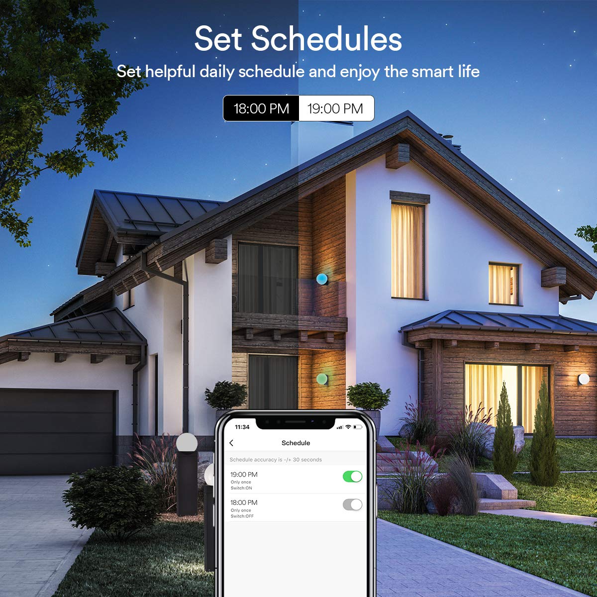 WiFi Smart Bulb Alexa, Lumary E27 9W Smart Light Bulb Compatible with Alexa, Google Home, Colour Dimmable RGBW 2700K-6000K Smart LED Bulbs, 60W Equivalent 806LM Remote Controlled No Hub Required