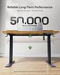 Marsail Electric Standing Desk with Dual
