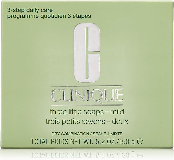 Clinique/3 Little Soaps With Travel Dish 5.2 Oz Amazon.ca Beauty