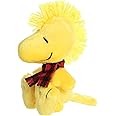 Aurora® Festive Peanuts® Winter Plaid Woodstock Stuffed Animal - Classic Characters - Lasting Memories - Yellow 6 Inches