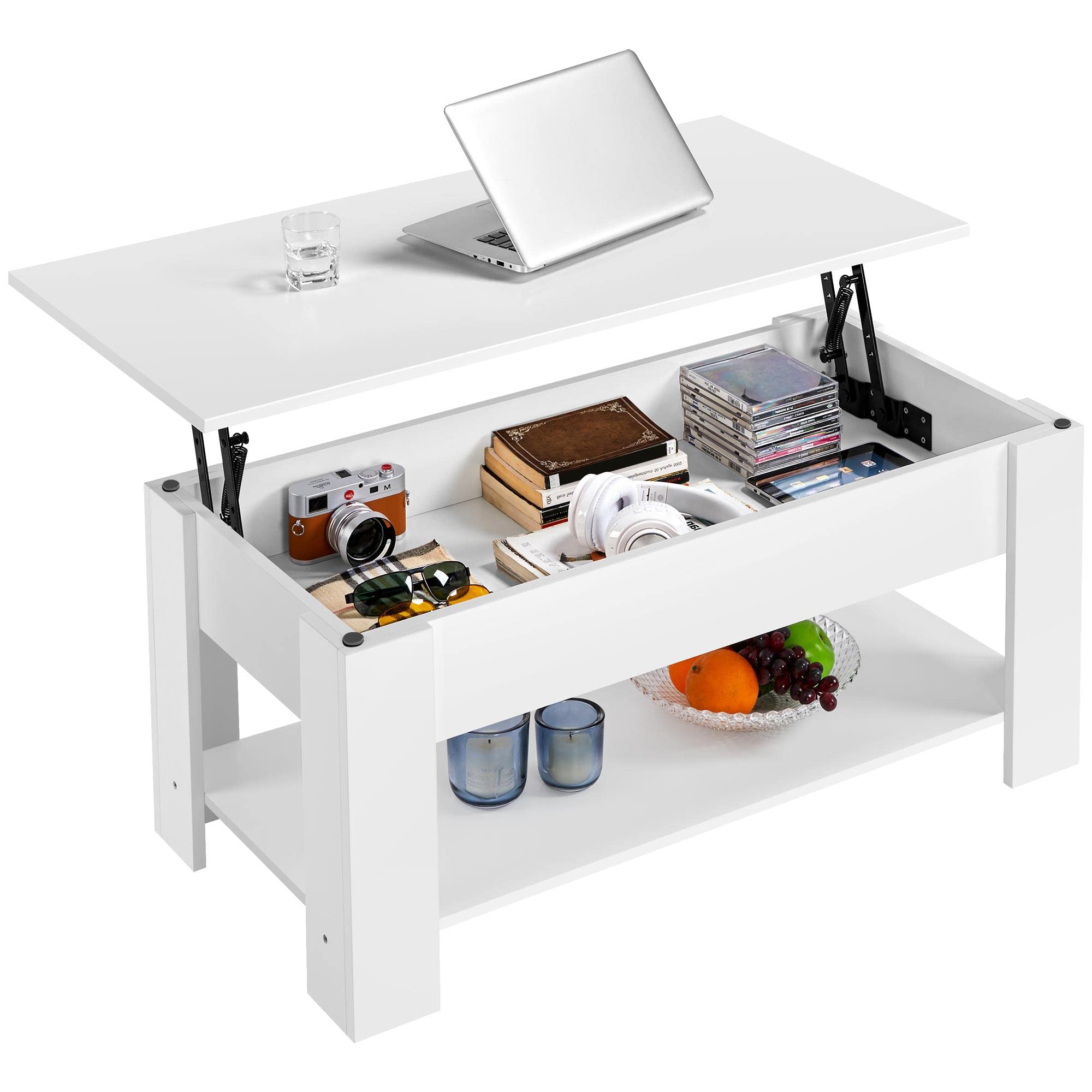 Mua Yaheetech Lift Top Coffee Table with Hidden Compartment and Storage ...
