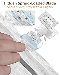 Firbon 3-in-1 Paper Cutter, 9" Compact A5 Paper